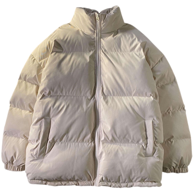 DEBRAND纯色短款面包服女ins潮韩版洋气百搭棉服冬季加厚保暖棉衣