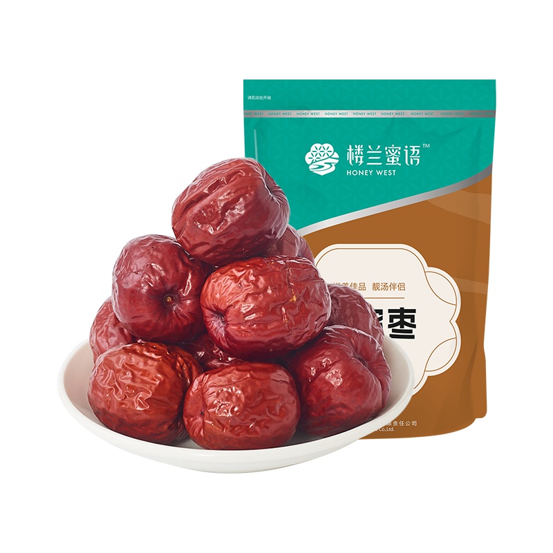 楼兰蜜语 新疆大红枣子哈密枣500g 五堡枣新疆灯笼枣 滋补养生 休闲零食