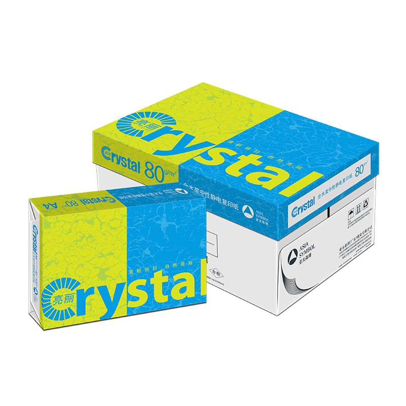 亮丽复印纸 A4 80g 8包/箱 500张/包N