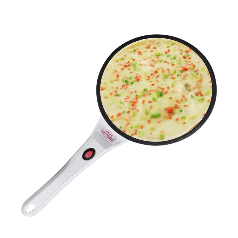 家用薄饼机电饼铛多功能春卷机早餐烤肉机全自动春饼烙饼 白色经典款+送礼包定制商品