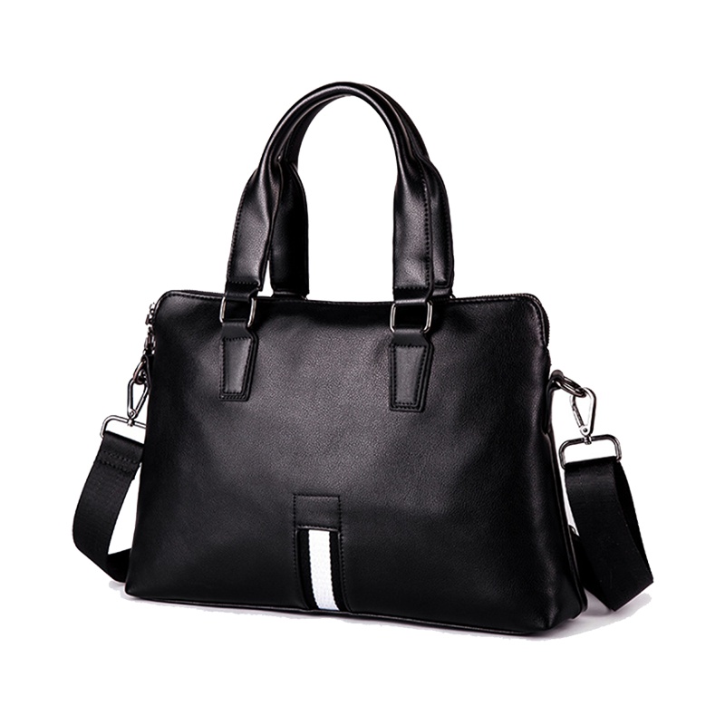 古思奇GSQ男包手提包横款商务公文包青年包包大容量皮包