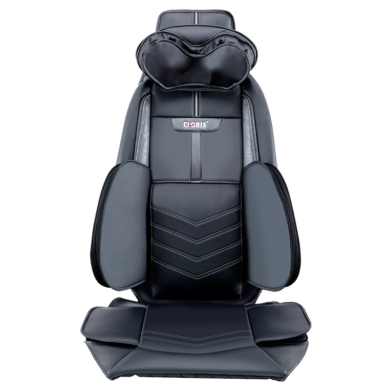 德国凯伦诗CLORIS-S690汽车专用车载按摩垫 颈椎按摩器腰椎按摩靠垫椅垫颈部腰背部肩部全身气囊按摩仪