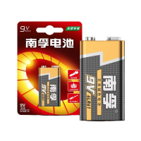 益而高 9V碱性电池 万用表麦克风话筒玩具 6LR61方块叠层九伏 6F22无线话筒麦克风电池 9V电池1粒