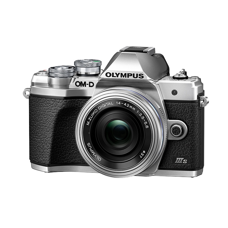 奥林巴斯E-M10 Mark III S（14-42EZ)电动镜头 微单相机 套机 银色
