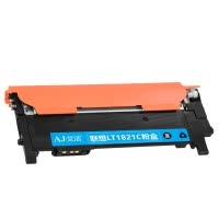 艾洁 联想LT1821C粉盒蓝色 适用CS1831 CS1831W CM7120W CS1821 CS1821W