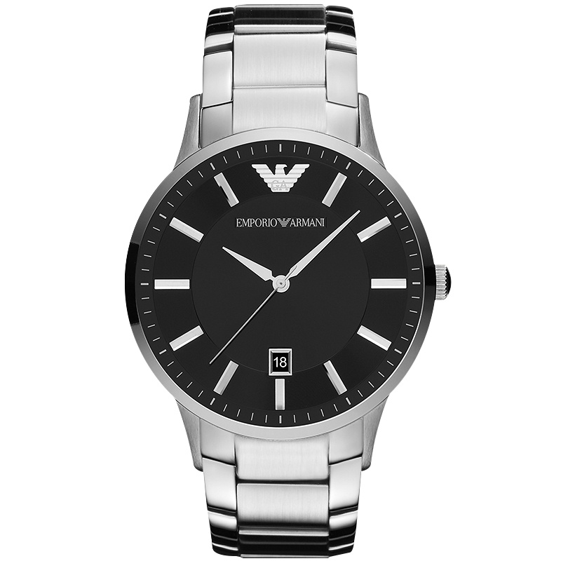 阿玛尼(EMPORIO ARMANI)手表经典商务休闲石英表男表 AR2457