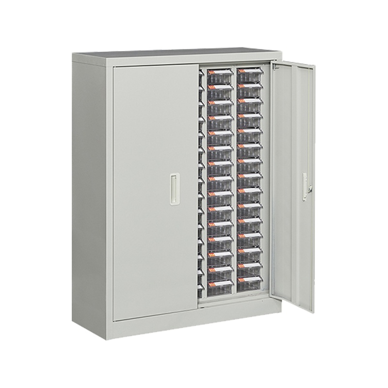 臻远零件柜抽屉式工具柜 75抽透明带门小号