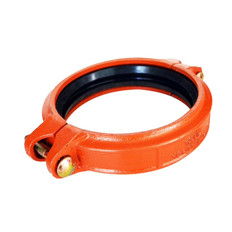 沟槽管件 卡箍配件 钢管连接件卡箍 钢卡 外径114/DN100