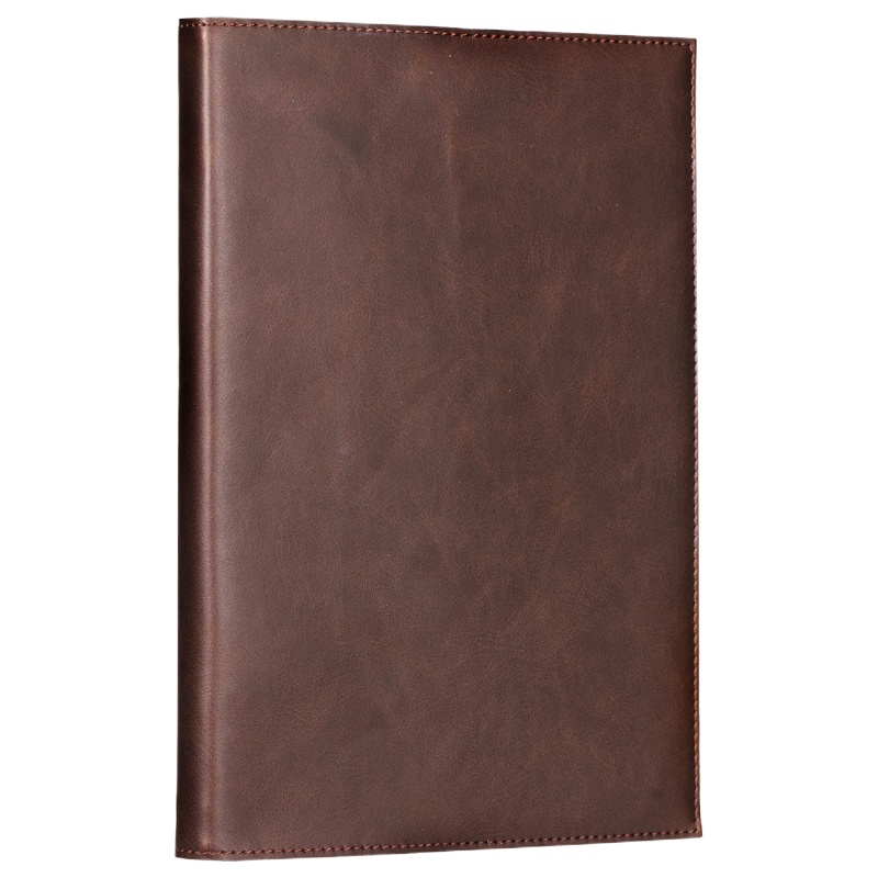 得力(deli) 25K120张厚商务笔记本 软皮面复古记事本 22262 棕色 6本装