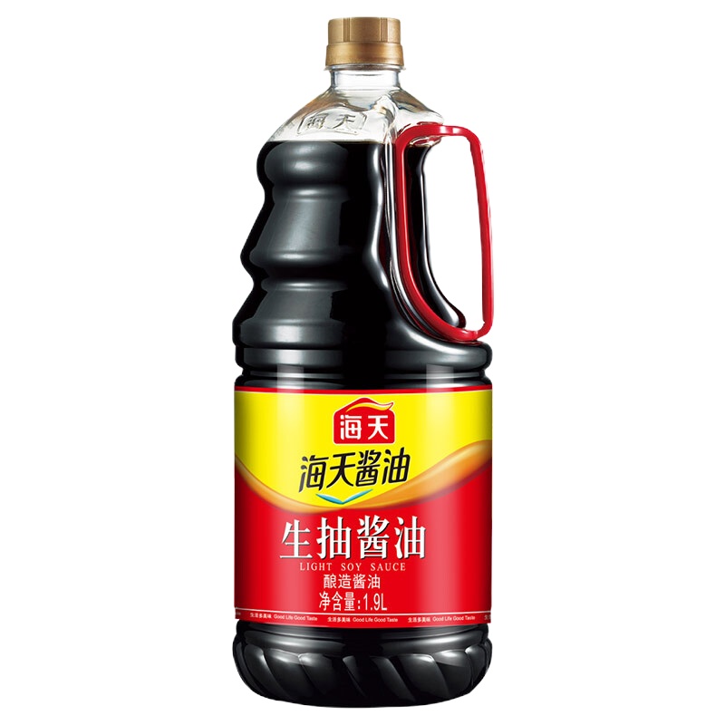 海天生抽酱油1.9L 6瓶/箱