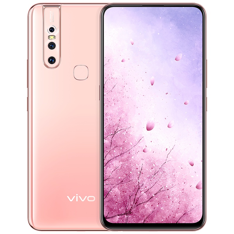 vivo S1 宠爱粉 6+64G 2480万AI高清自拍 超广角后置三摄拍照手机 全网通4G手机