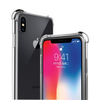 ESCASE 苹果x/xs手机壳iPhonex/xs保护套透明全包气囊防摔壳创意潮牌男女款德国拜耳进口TPU抗黄 高透