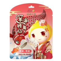 果仙多维V 深海鳕鱼肠儿童零食鱼肠肉肠儿童香肠咕噜一参鳕鱼肠原味90g