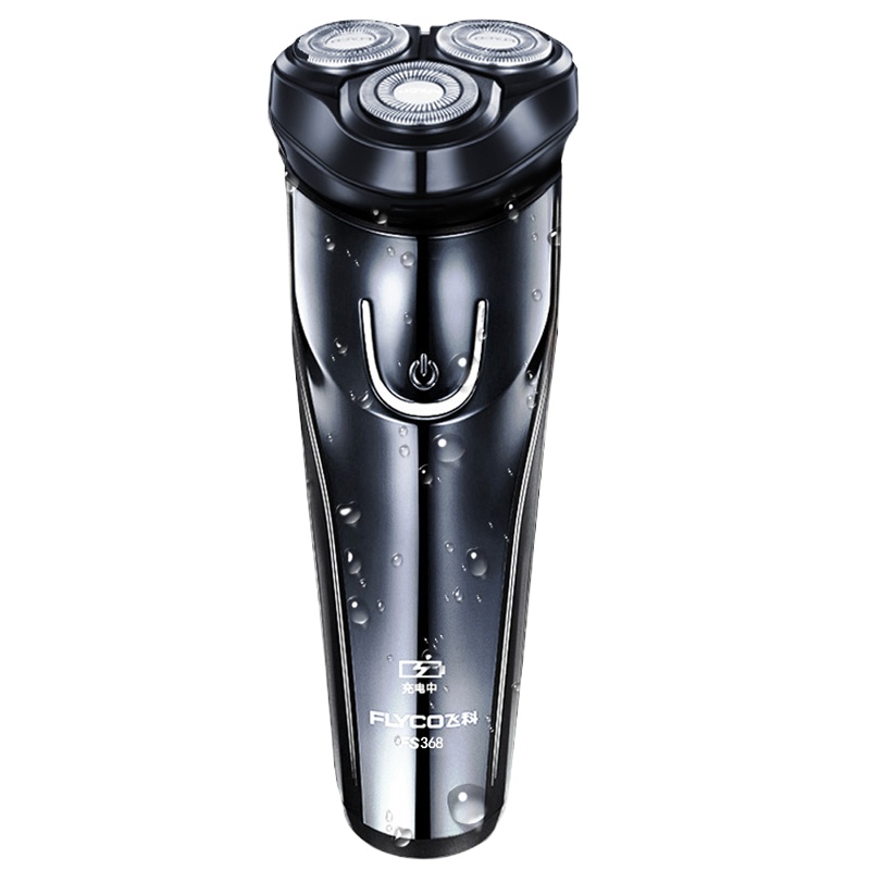 飞科(FLYCO)电动剃须刀刮胡刀 全身水洗 充电式电须刀 男士三刀头胡须刀浮动智能剃胡子FS368