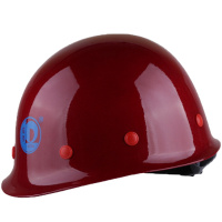 安全帽 玻璃钢工地施工经典 盔式 高性能 高强度 防砸 防老化 紫色