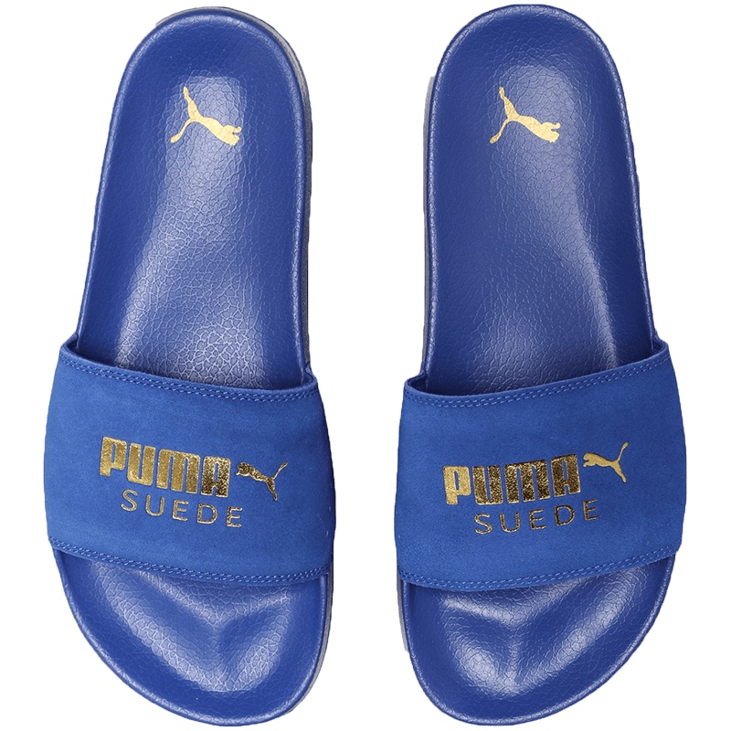 PUMA彪马男鞋女鞋凉拖一字拖沙滩鞋金标绒面拖鞋365758