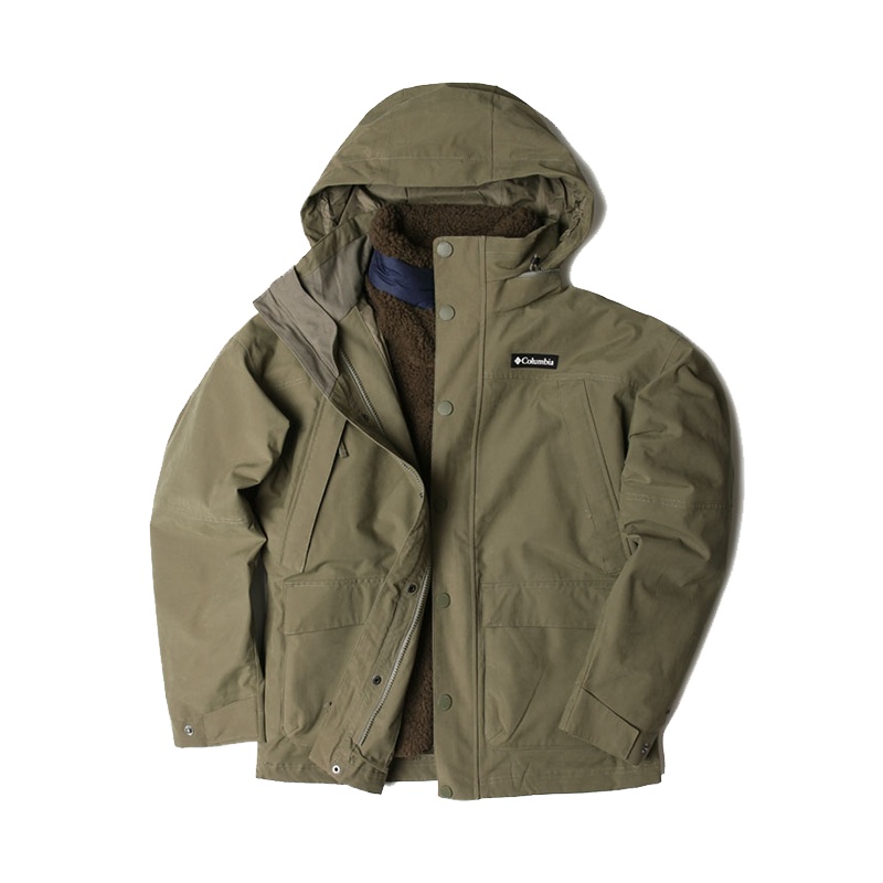 Columbia/哥伦比亚户外男防水抓绒三合一冲锋衣WE1326