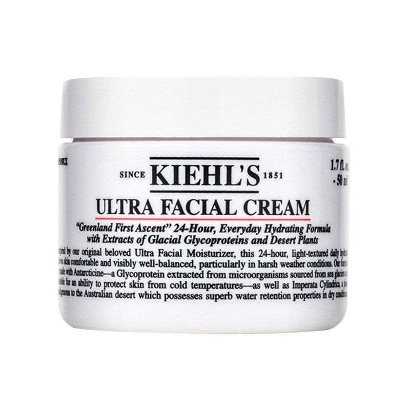 科颜氏(kiehl's)金盏花洗面奶 爽肤水 高保湿面霜乳液 牛油果眼霜白泥面膜精华 提拉紧致高保湿面霜50ml