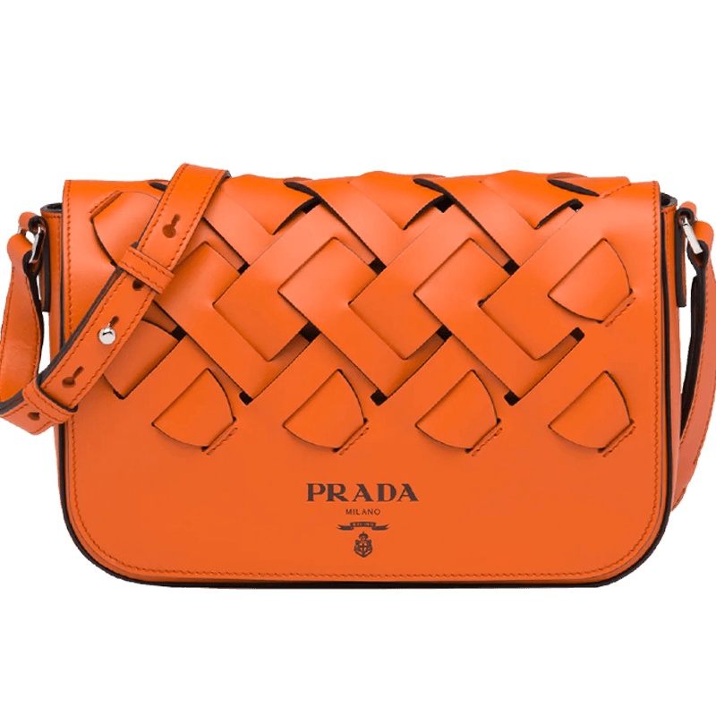 【预定】20春夏款PRADA 编织图案单肩包1BD246 OOO 16*5.5*24CM