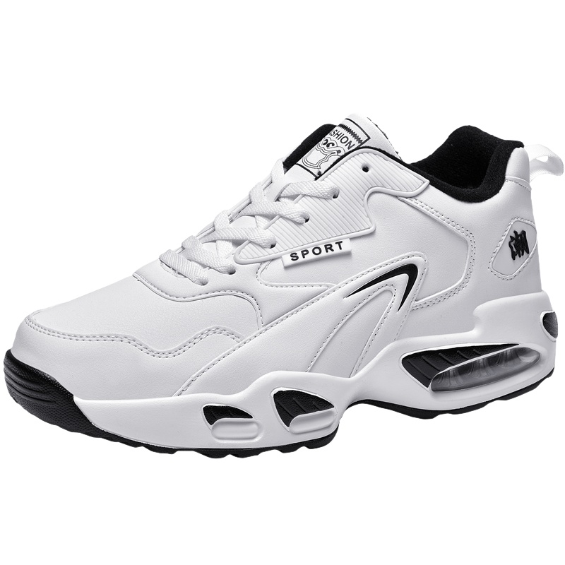 绛天原宿风个性轻便春季运动跑步鞋潮气垫缓震减压男鞋夏胖子加宽加大码48