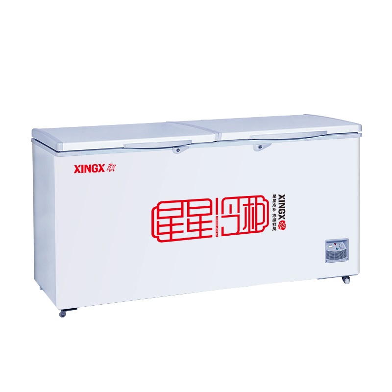 星星(XINGx) 408升 冷柜 冰柜 冷藏冷冻大冰柜大容量卧式冷柜家用保鲜柜商用冷冻转换柜BD/BC-408G