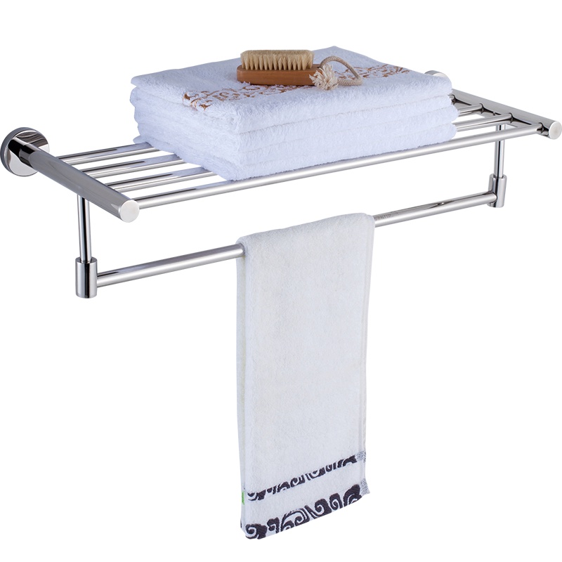正山(Zhengshan)浴室置物架毛巾架304不锈钢浴巾架卫生间卫生间套件卫浴五金挂件