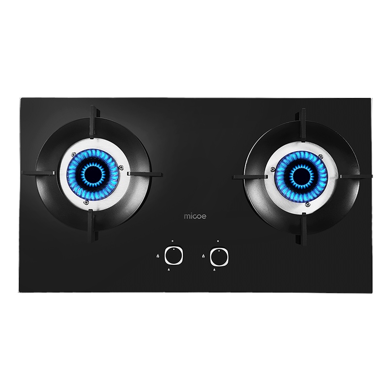 四季沐歌(MICOE)燃气灶煤气灶嵌入式双眼灶炉灶台嵌两用钢化玻璃S26大火力单灶灶头炉盘炉具双灶台式煤气炉单灶具液化气
