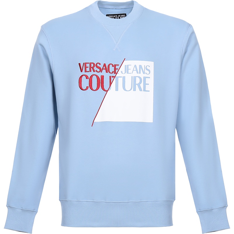 VERSACE JEANS COUTURE 范思哲 男士 棉质圆领长袖卫衣运动衫 B7GVB7TJ 30318