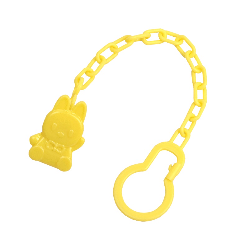 婴儿安抚奶嘴带链夹 牙胶链子 咬咬乐链扣 防掉链夹 夹子