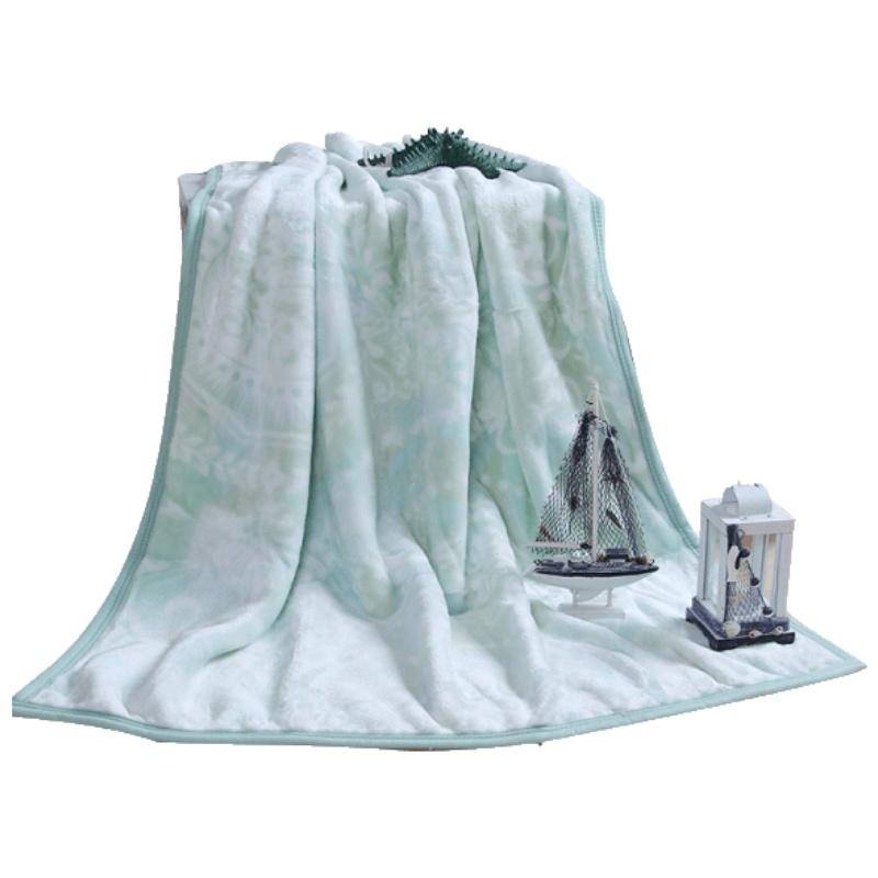 维科加厚单双人盖毯纤维毯秋冬保暖午睡毯子儿童毯双层拉舍尔毛毯