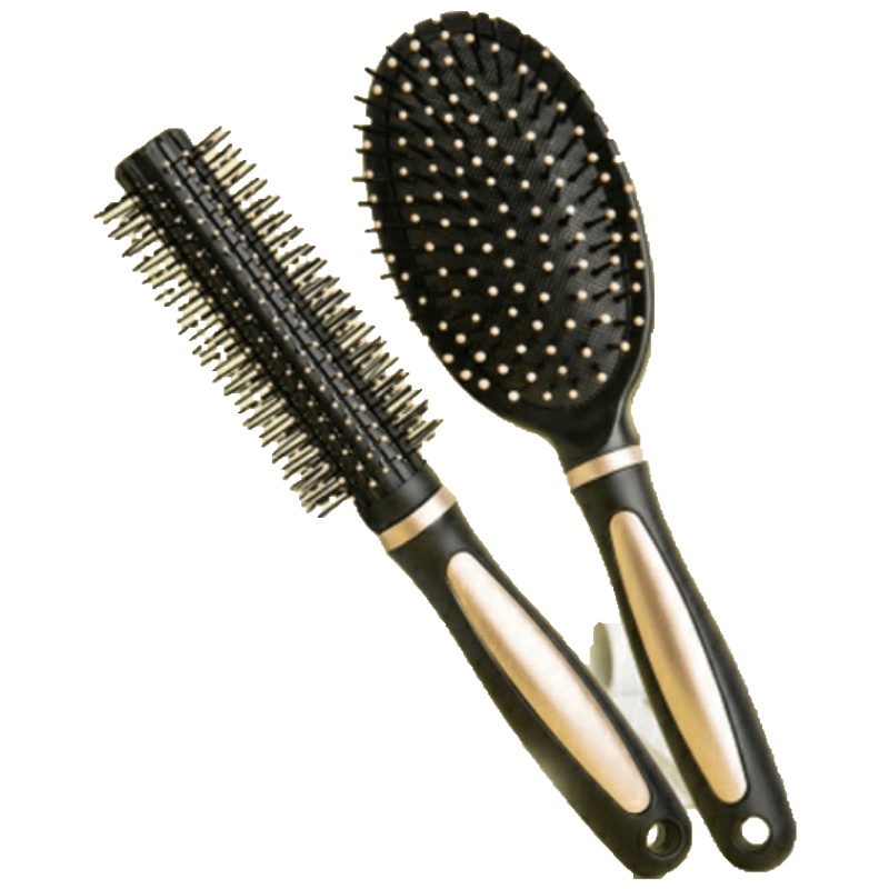 平底梳 网红卷发圆筒烫发diy整理蓬松高档加厚梳子女经络家用防静电头发[2月8日发完]