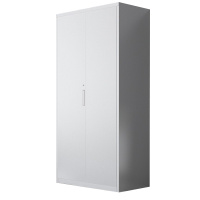 欧宝美更衣柜储物柜员工二门文件柜铁皮柜存包柜鞋柜 二门更衣柜900*500*1850mm