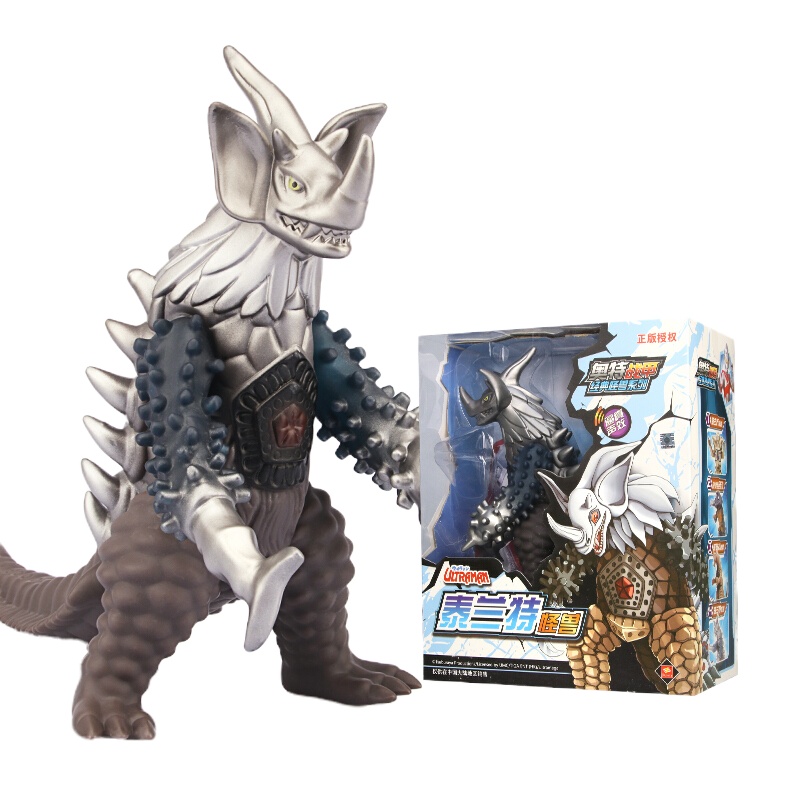 锦江 奥特曼超人怪兽玩具哥莫拉金古桥可动软胶人偶模型套装儿童男孩 泰兰特怪兽高23cm-带声效