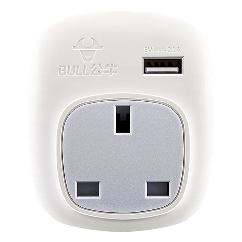 公牛(bull) 插座新国标电源转换器GN-911CE 中标转英标