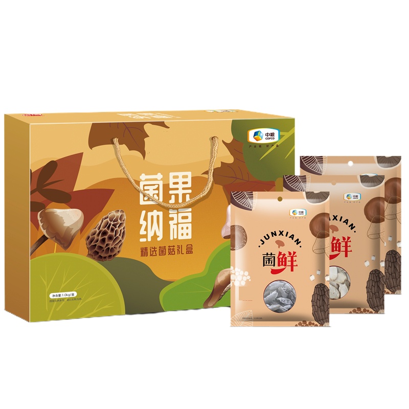 中粮屯河 “菌果纳福”山珍礼盒1kg
