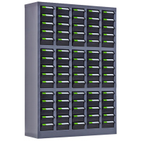 震海75抽零件柜抽屉式工具柜100抽螺丝柜电子元件柜物料柜防静电