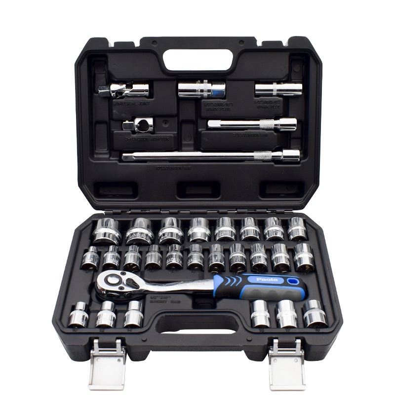 保拉(Paola) 套筒工具套装33件套12.5mm系列 汽车维修工具箱8509