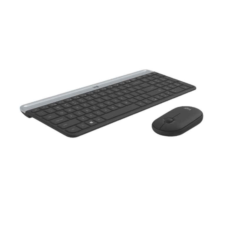 雅樊 正品罗技 MK470无线静音键鼠套装 pebble造型鼠标键盘套 便携超薄