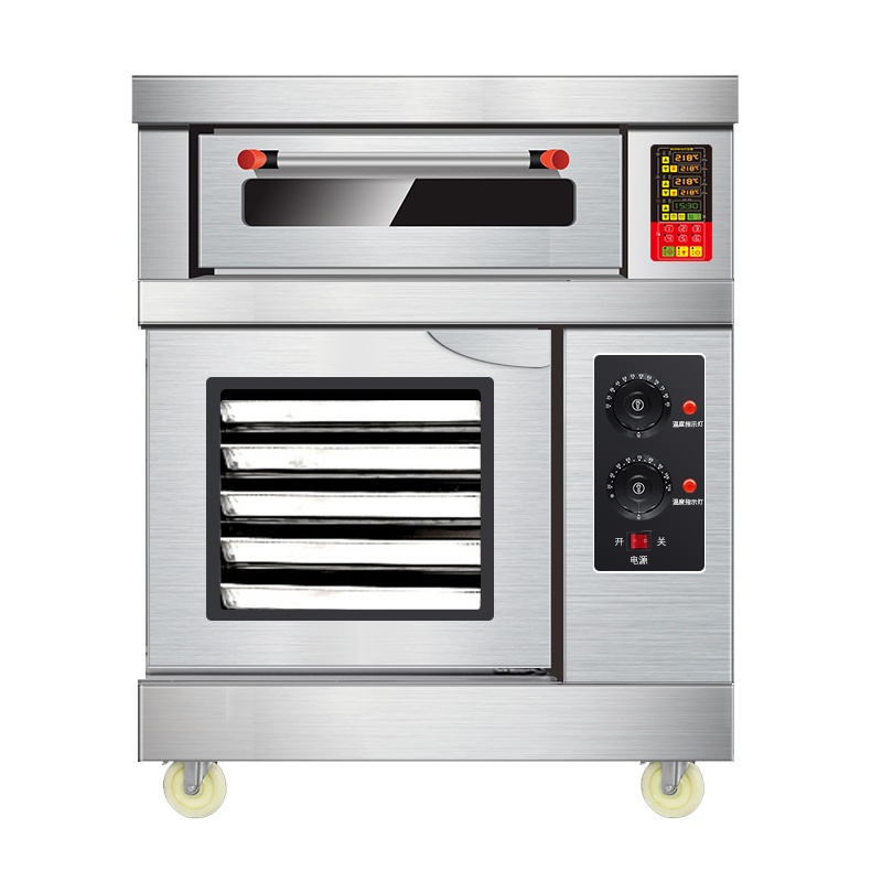 世麦(WORWHEAT)商用电烤箱组合发酵箱烘箱上烤下醒一体机蛋糕面包披萨焗炉私房烘焙大型一层一盘烤炉