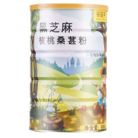 [2罐起售]黑芝麻核桃黑豆桑葚粉代餐五谷600g营养代餐粉