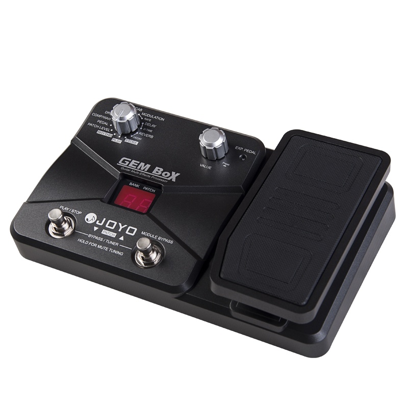 卓乐 JOYO GEMBOX电吉他综合效果器失真多功能带踏板带鼓机单块入门初学失真效果器