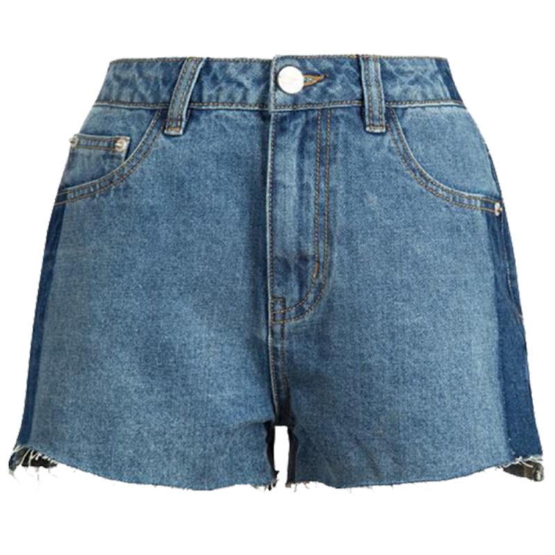 【专柜同款】拉夏贝尔夏新款休闲直筒热裤女牛仔短裤20011237