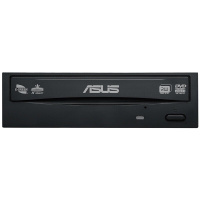 华硕(ASUS) 24倍速 SATA接口 内置DVD刻录机 台式机光驱 黑色(DRW-24D5MT)