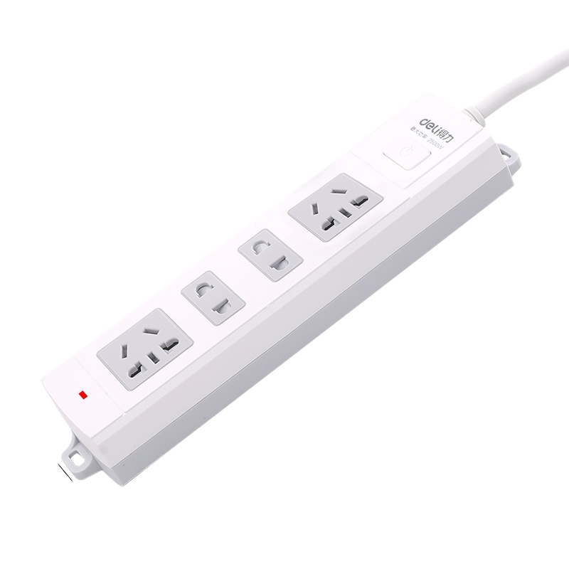 03电源插座6组合插孔3米全长电源线插座电源板插板