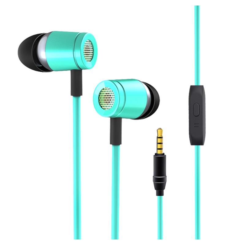 赛歌图 C16手机耳机入耳式有线游戏耳麦电脑音乐运动耳机iphone苹果vivo华为OPPO耳塞 蓝色3.5接口