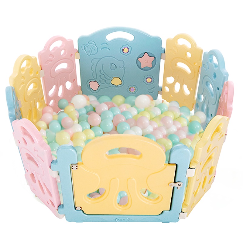 爱音(Aing)儿童游戏围栏宝宝室内户外安全学步防护栏儿童游戏围栏海洋球池游乐场