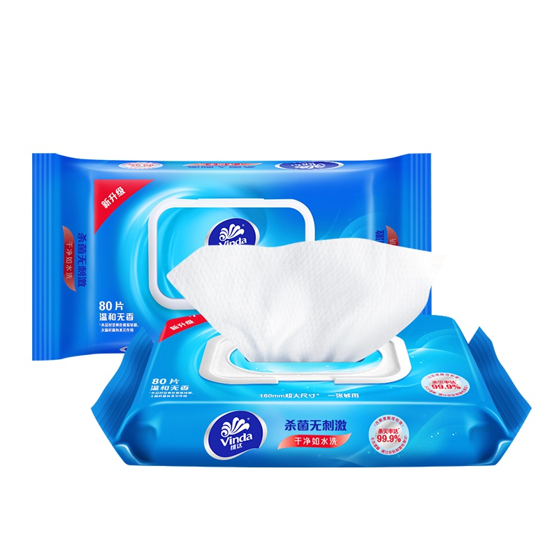维达卫生湿巾家庭装80片