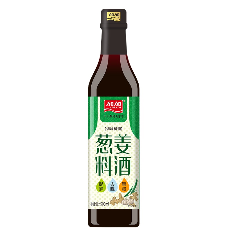 加加(JIAJIA) 姜葱料酒500ml 三瓶装