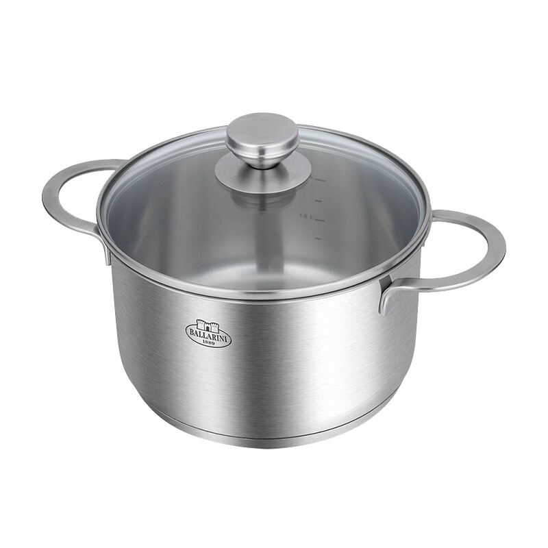 双立人 巴拉利尼不锈钢汤锅20cm 炖锅厨房煮锅BN-C03