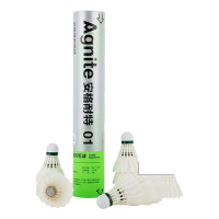 得力安格耐特 羽毛球 比赛训练耐打 赛事级 鹅毛12个/盒 F2208DJ点睛